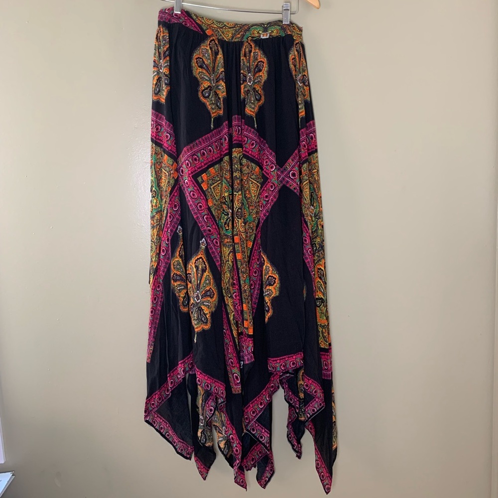 Free People HiLo Bandana Skirt